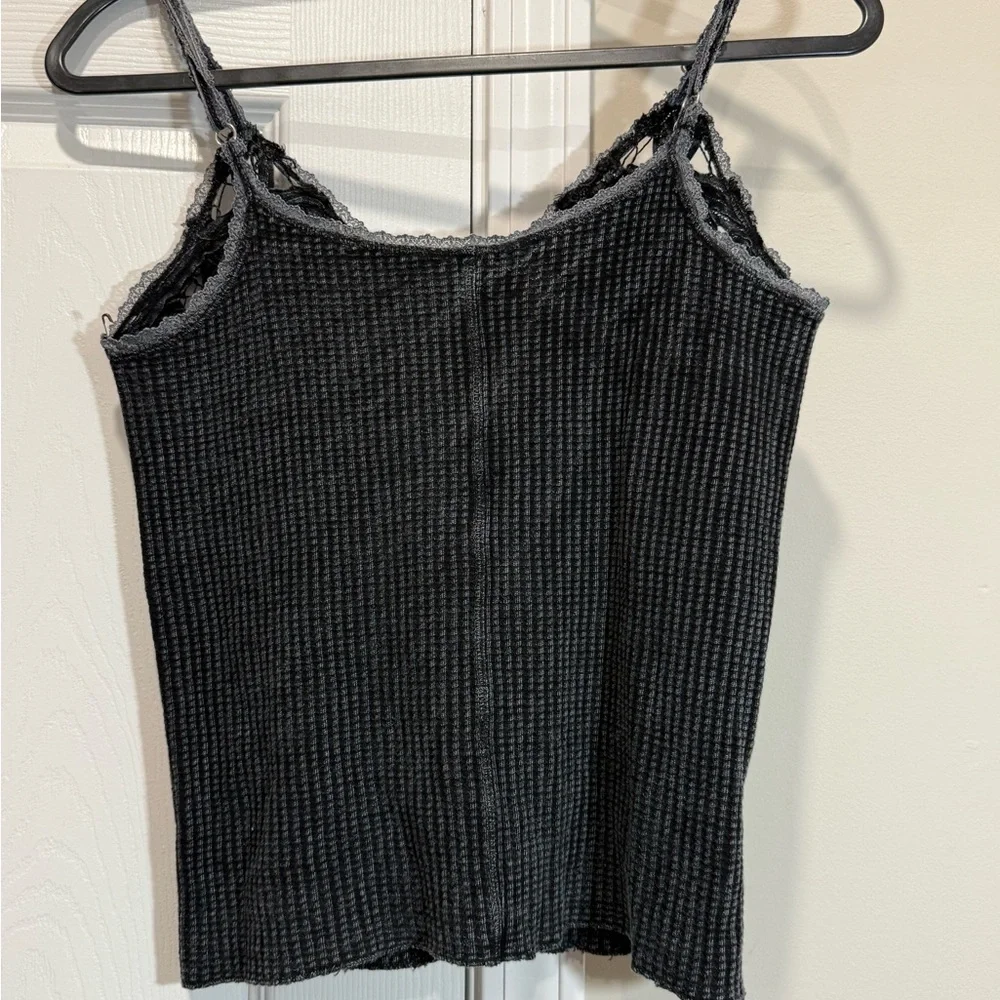 Free People One Knit Cami in Tarmac - Picture 8 of 11